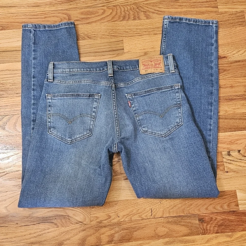 Levi's Blue 511 Jeans In Amazing Used Condition